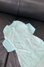 Túi ngủ Happiest baby Snoo 100% hữu cơ hoạ tiết hành tinh màu xanh ngọc (4-6m) - Ảnh 3