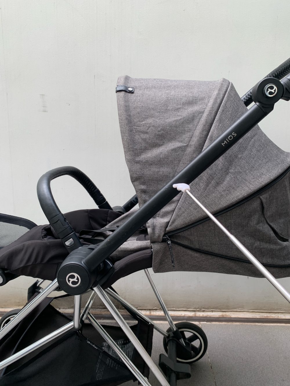 Xe đẩy Cybex mios 1 màu xám khung bạc (0-22kg~4y) - Ảnh 27