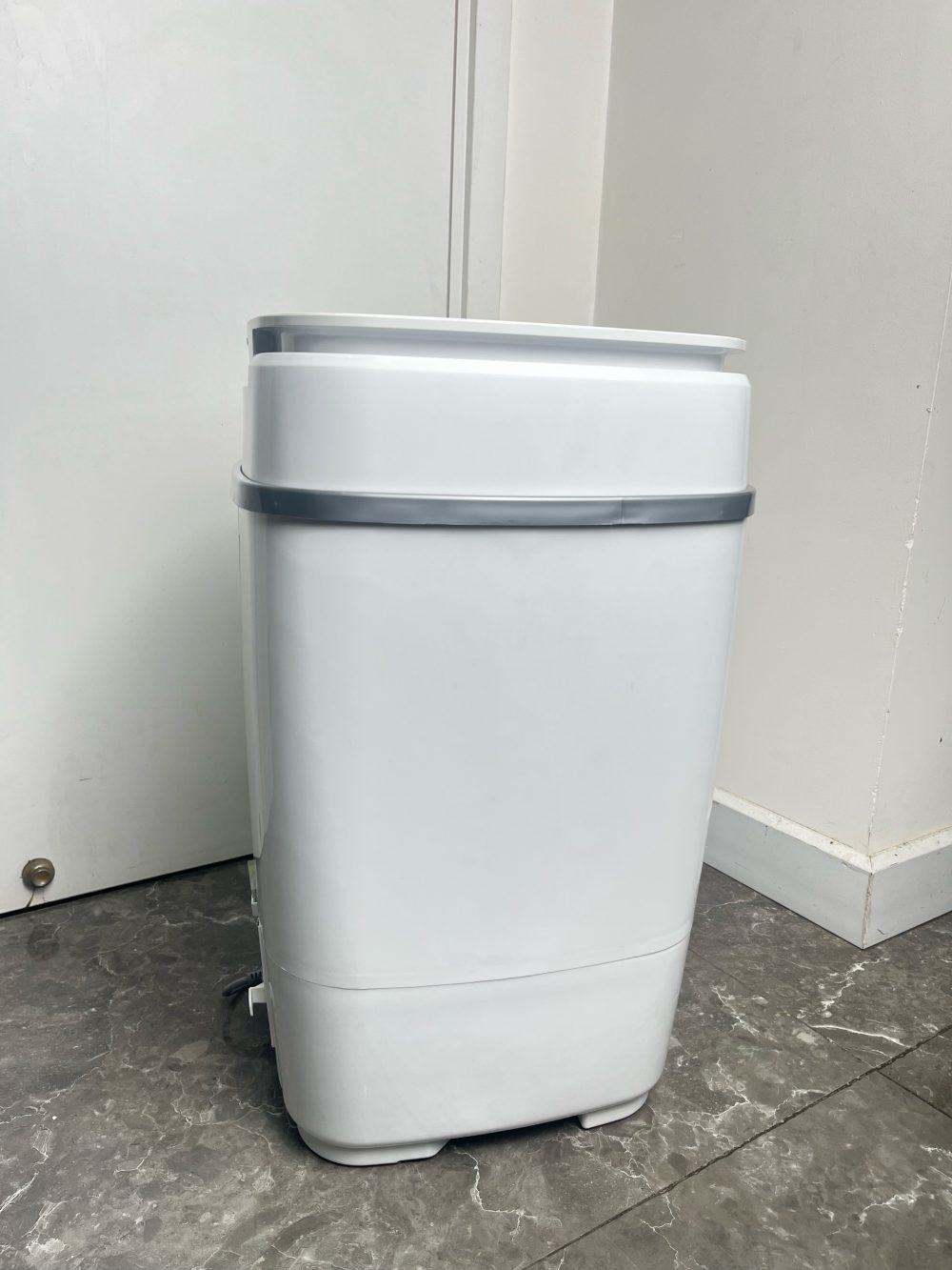 Máy giặt mini nhỏ gọn VCJ ánh sáng xanh diệt khuẩn màu trắng size 3-4kg (no box) - Ảnh 3