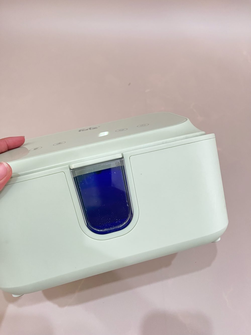Máy ủ ấm khăn ướt và tiệt trùng UVC-LED Fatzbaby Warm 5 màu xanh ( no box) - Ảnh 14