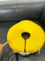 Phao bơi đeo cổ cho trẻ sơ sinh Mambobaby hoạ tiết bọ vàng (size: L 0-> 12m, vòng cổ 28cm, 11kg) - Ảnh 5