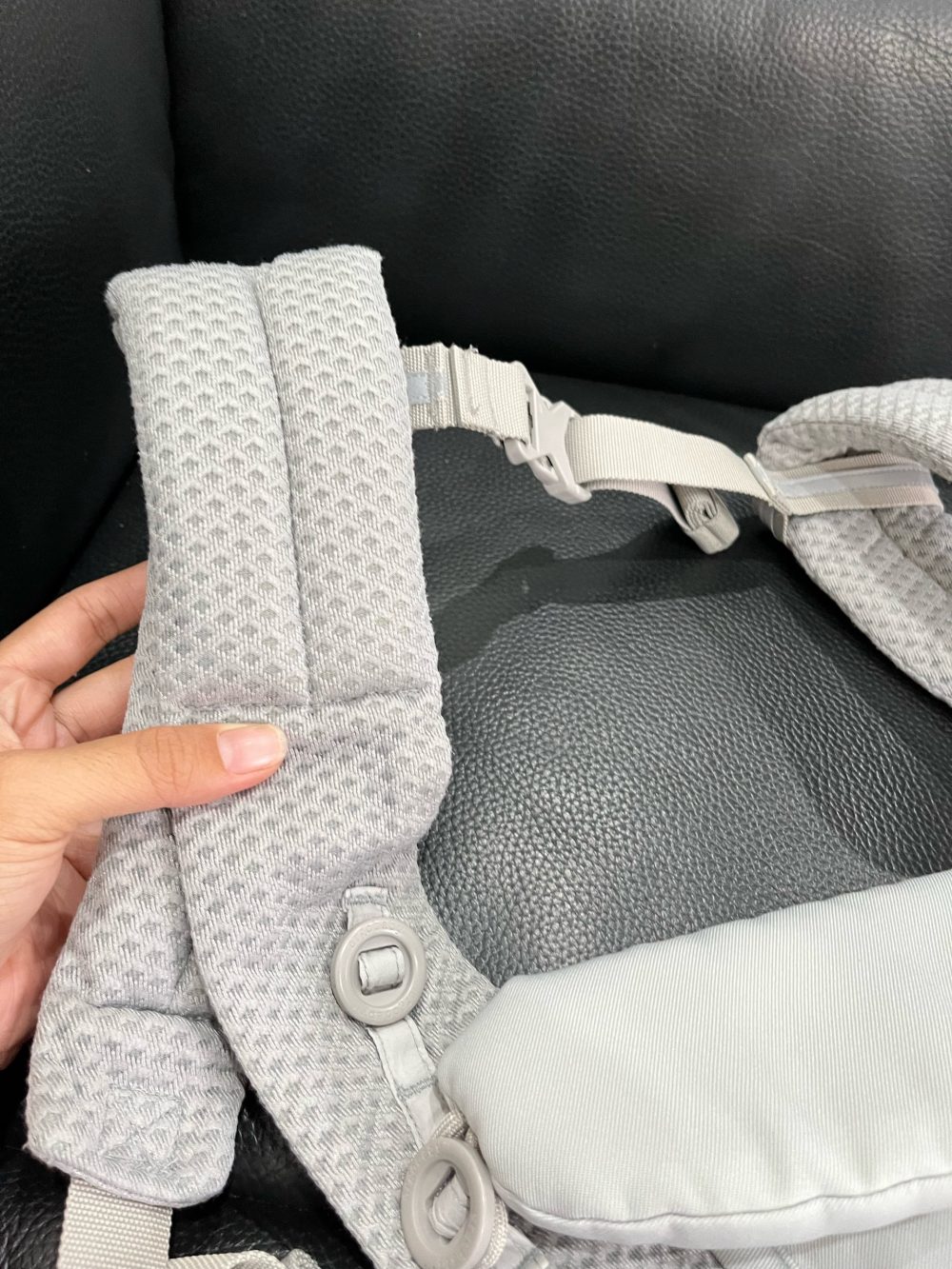 Địu Ergobaby Omni Breeze, Pearl Grey (size: 0m~3.2kg→20kg, no box) - Ảnh 2