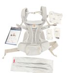 Địu Ergobaby Omni Breeze, Pearl Grey (size: Om ~3.2kg→20kg, tặng kèm yếm địu)
