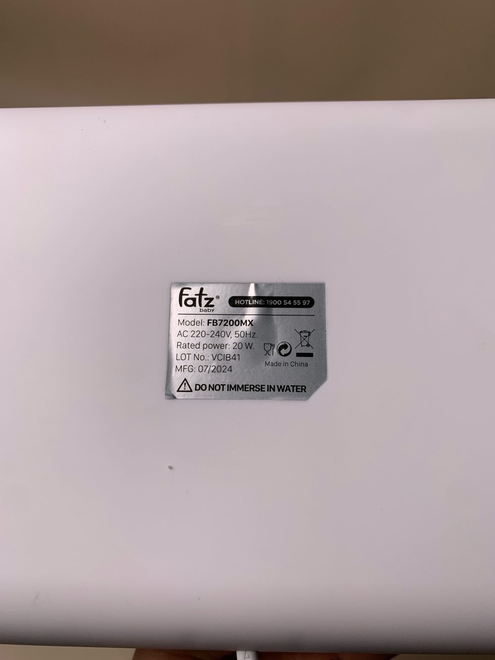 Máy làm ấm khăn ướt Fatzbaby warm 1 (full box) - Ảnh 3