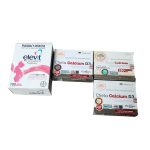 Vitamin tổng hợp Elevit cho mẹ bầu ( Date: 15/04/2028) và Canxi hữu cơ Chela Calcium D3 Cho mẹ bầu và sau sinh ( Date: 30/10/2028)
