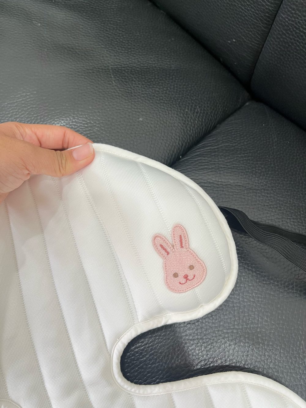Đệm lót xe đẩy Cheg bébé màu trắng hoạ tiết thỏ - Ảnh 11