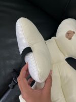 Đệm lót xe đẩy màu be hoa tiết gấu no brand - Ảnh 5