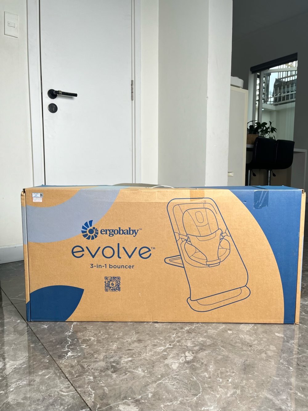 Ghế rung Ergobaby Evolve Bouncer 3in1, màu Soft Olive (0m+, full box) - Ảnh 13
