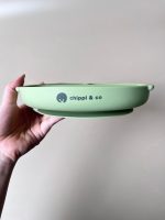 Set ăn dặm Silicone Chippiandco hoạ tiết mèo màu xanh - Ảnh 10