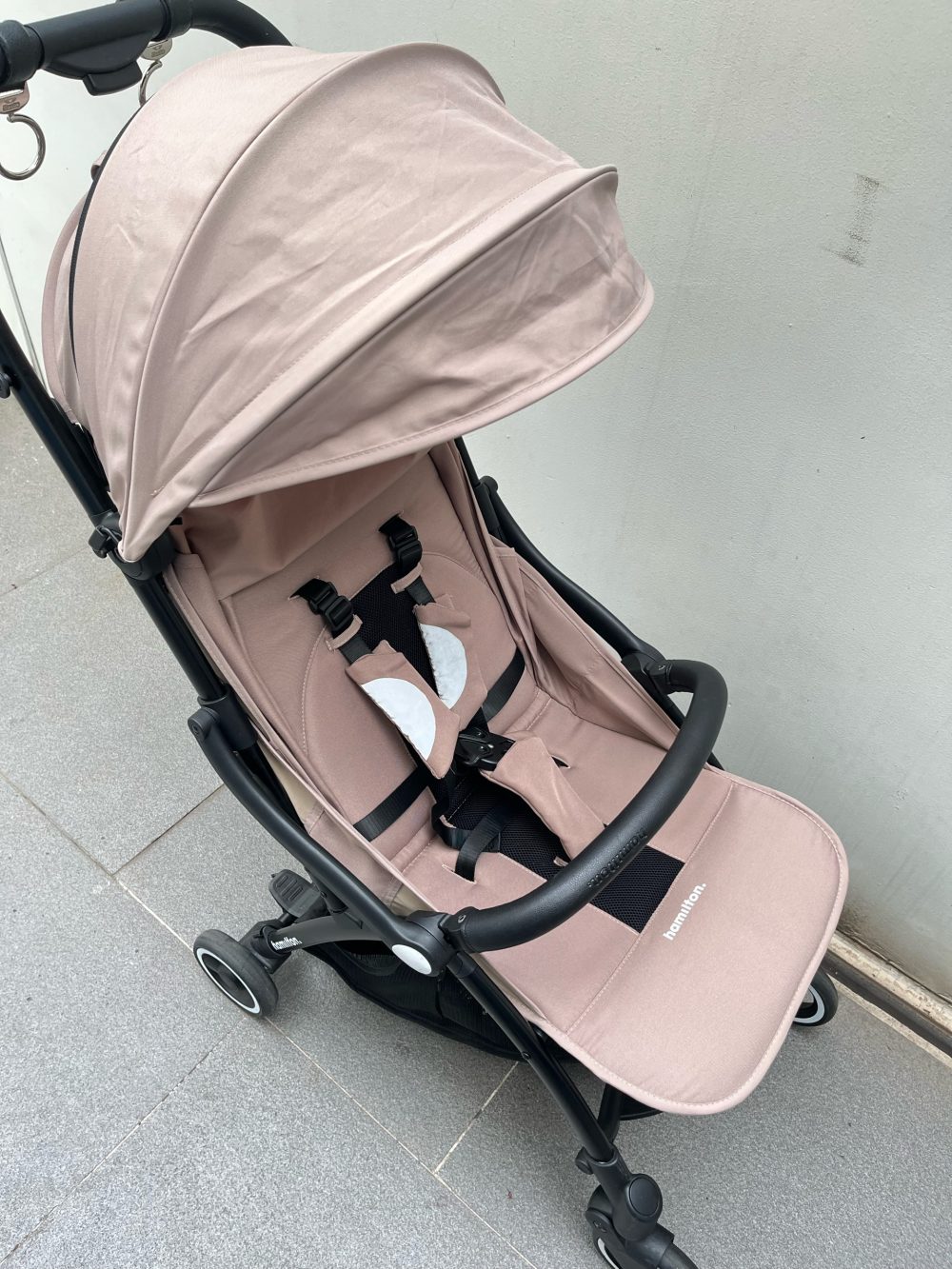 Xe đẩy gấp gọn Hamilton X1 plus màu nâu ánh hồng ( size: sơ sinh -> 20kg) - Ảnh 16