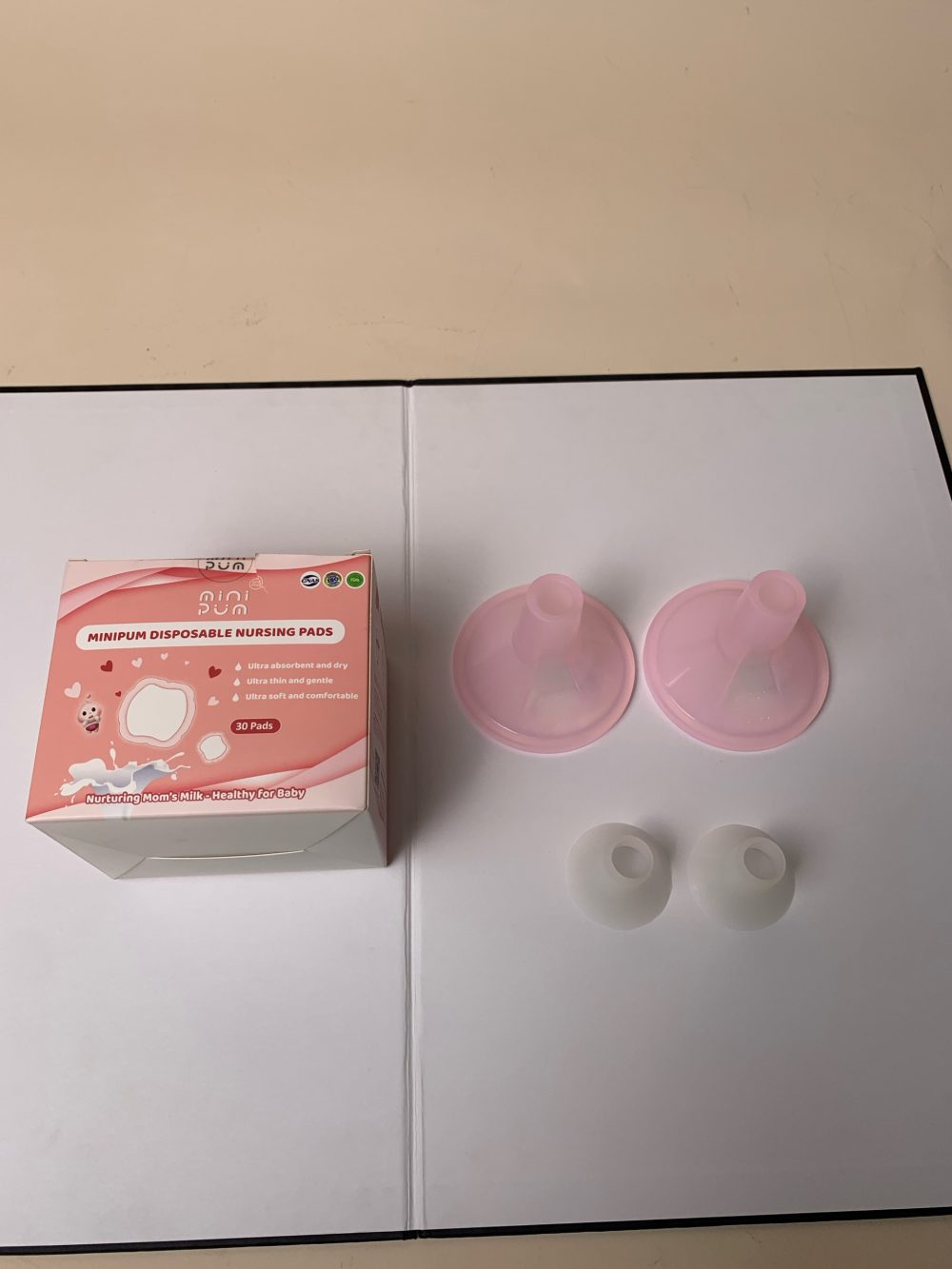 Phễu hút sữa MiniPum+đệm hạ size tặng miếng lót thấm sữa MiniPum - Ảnh 2