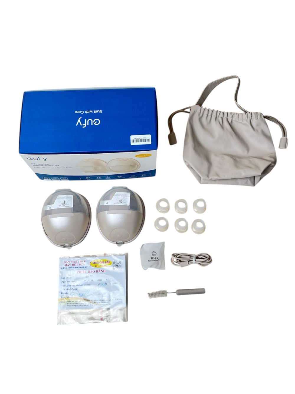 Máy hút sữa không dây Eufy S1 sưởi ấm 7 mức tăng - còn BH 16/6/2026 (full box) - Ảnh 1
