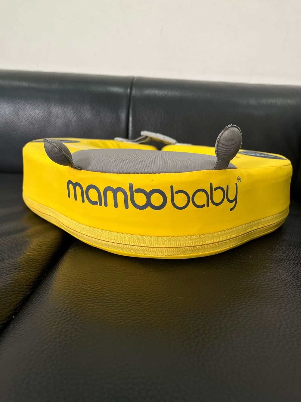 Phao bơi đeo cổ cho trẻ sơ sinh Mambobaby hoạ tiết bọ vàng (size: L 0-> 12m, vòng cổ 28cm, 11kg) - Ảnh 7
