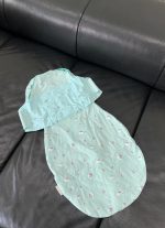 Túi ngủ Happiest baby Snoo 100% hữu cơ hoạ tiết hành tinh màu xanh ngọc (4-6m) - Ảnh 6