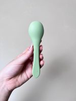 Set ăn dặm Silicone Chippiandco hoạ tiết mèo màu xanh - Ảnh 4