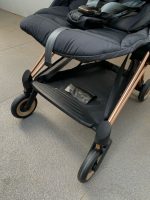 Xe đẩy gấp gọn Cybex Platinum Coya khung rosegold màu Sepia black kèm cup holder, áo mưa, túi vải đựng - Ảnh 32