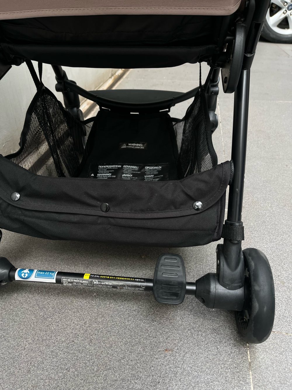 Xe đẩy gấp gọn Hamilton X1 plus màu nâu ánh hồng ( size: sơ sinh -> 20kg) - Ảnh 18