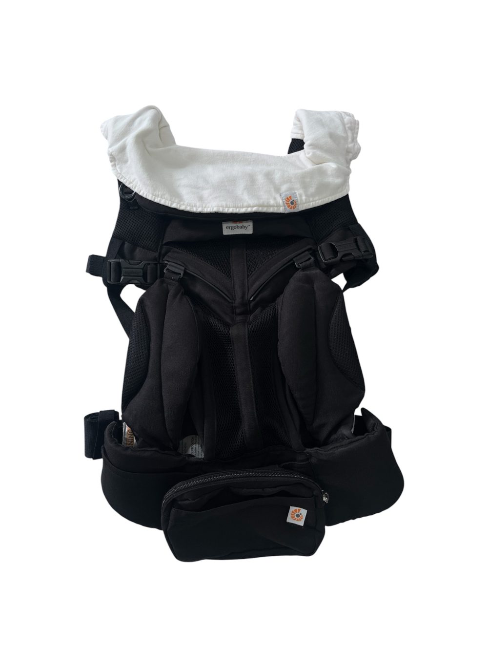 57a9a2e0fc99469b939981dcadd88716 Địu Ergobaby Omni 360 Coolair màu đen (0→4y, tối đa 20kg) tặng kèm yếm địu Ergobaby - Ảnh 1