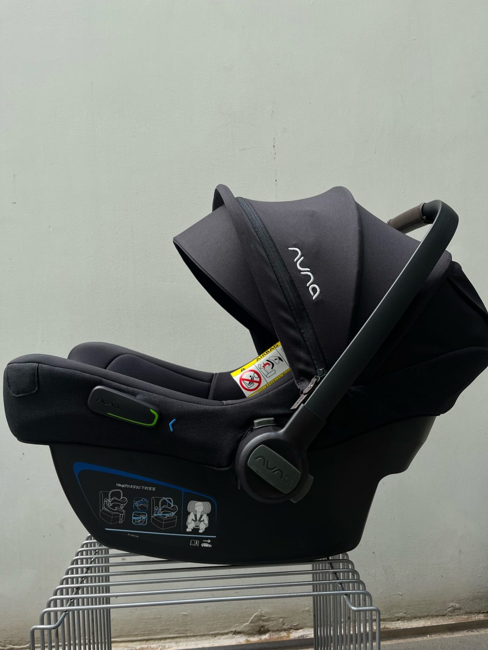 Bộ xe đẩy Nuna Triv Next màu hazelwood ( Size: 0m->4m, tối đa 22kg6)và Nôi Nuna Pipa Next màu carviar kèm Adapter - Ảnh 26