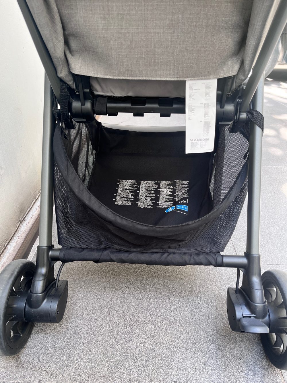 Xe đầy Joie Parcel Signature màu Oyster (0→ 4y tối đa 22kg) kèm cup holder và túi đựng - Ảnh 10