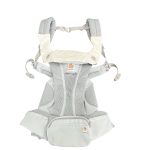 Địu Ergobaby Omni Breeze, Pearl Grey ( 0m-> 20kg, tặng kèm yếm địu)