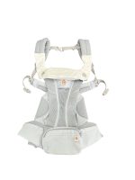 Địu Ergobaby Omni Breeze, Pearl Grey ( 0m-> 20kg, tặng kèm yếm địu)