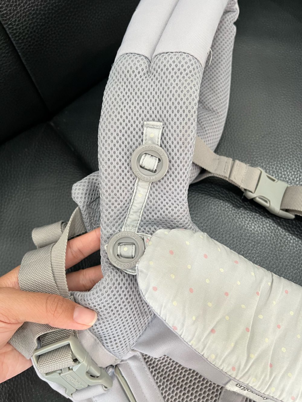 Địu cho bé Ergobaby Omni 360 Cool Air Mesh, Pearl Grey ( 0m—> 20kg) - Ảnh 9