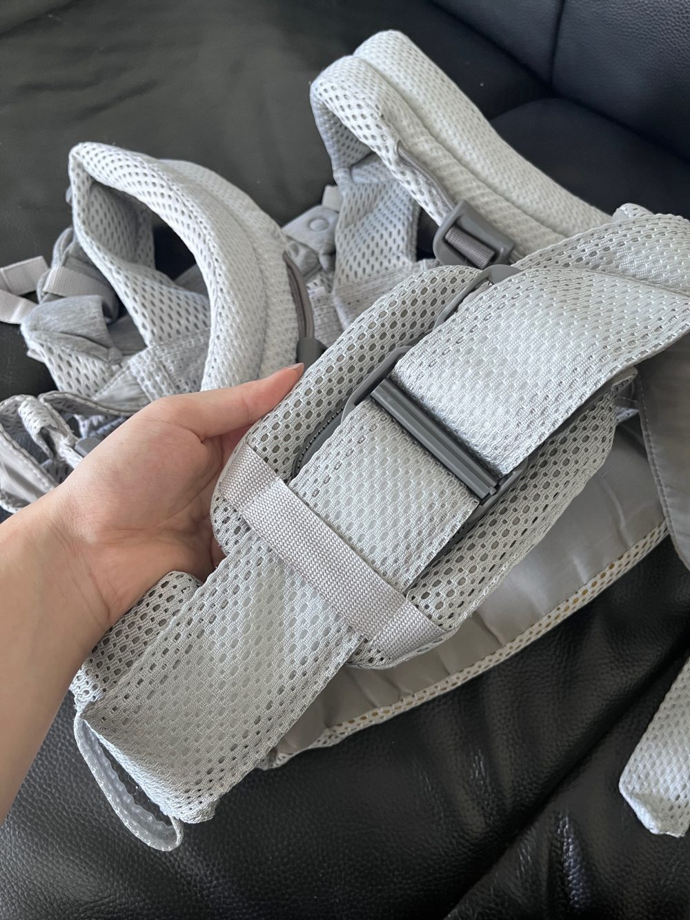 Địu Trẻ Em Baby Bjorn Harmony màu Sliver (0→3 tuổi, tối đa 15kg) còn box - Ảnh 14