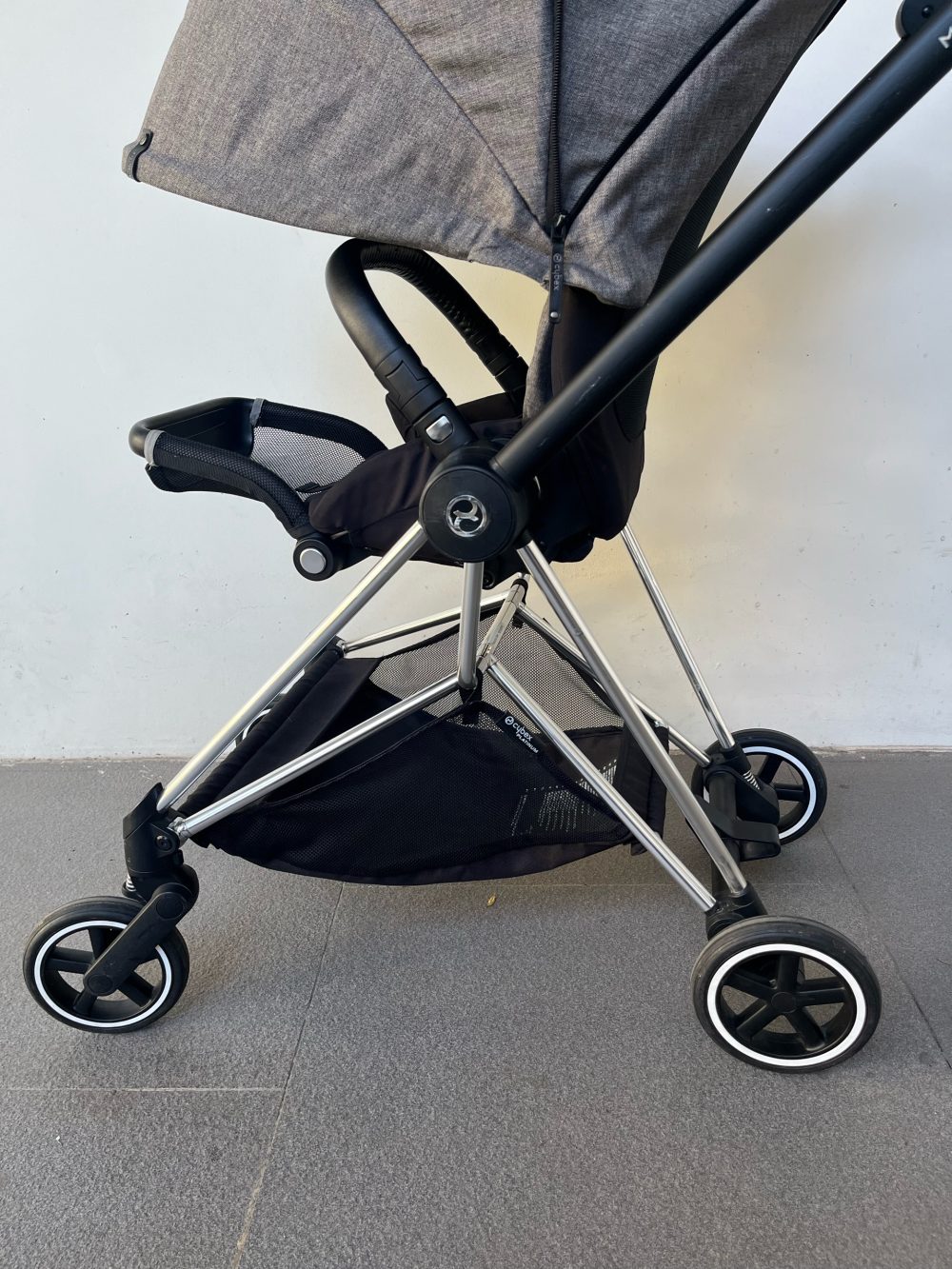 Xe đẩy Cybex Mios 1 xám khung bạc (0->4y, tối đa 22kg) - Ảnh 12