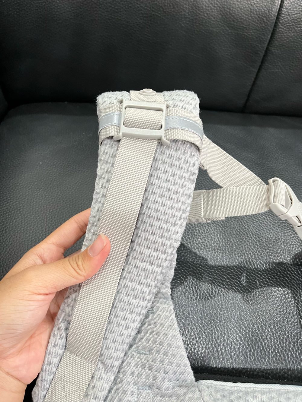 Địu Ergobaby Omni Breeze, Pearl Grey (size: 0m~3.2kg→20kg, no box) - Ảnh 11