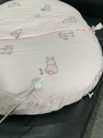 Gối chống trào ngược Dono&Dono cotton baby bunny màu hồng (65x80cm, 0m+) - Ảnh 6