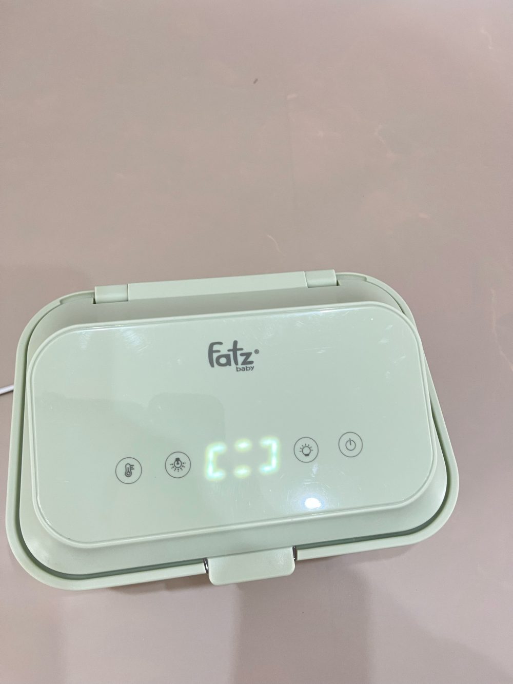 Máy ủ ấm khăn ướt và tiệt trùng UVC-LED Fatzbaby Warm 5 màu xanh ( no box) - Ảnh 15