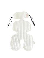 Đệm lót xe đẩy Cheg bébé màu trắng hoạ tiết thỏ