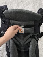 Địu Ergobaby Omni 360 Cool air mesh màu xám (0→4y, tối đa 20kg) tặng kèm yếm địu Mumuv - Ảnh 4