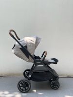 Bộ xe đẩy Nuna Triv Next màu hazelwood ( Size: 0m->4m, tối đa 22kg6)và Nôi Nuna Pipa Next màu carviar kèm Adapter - Ảnh 8