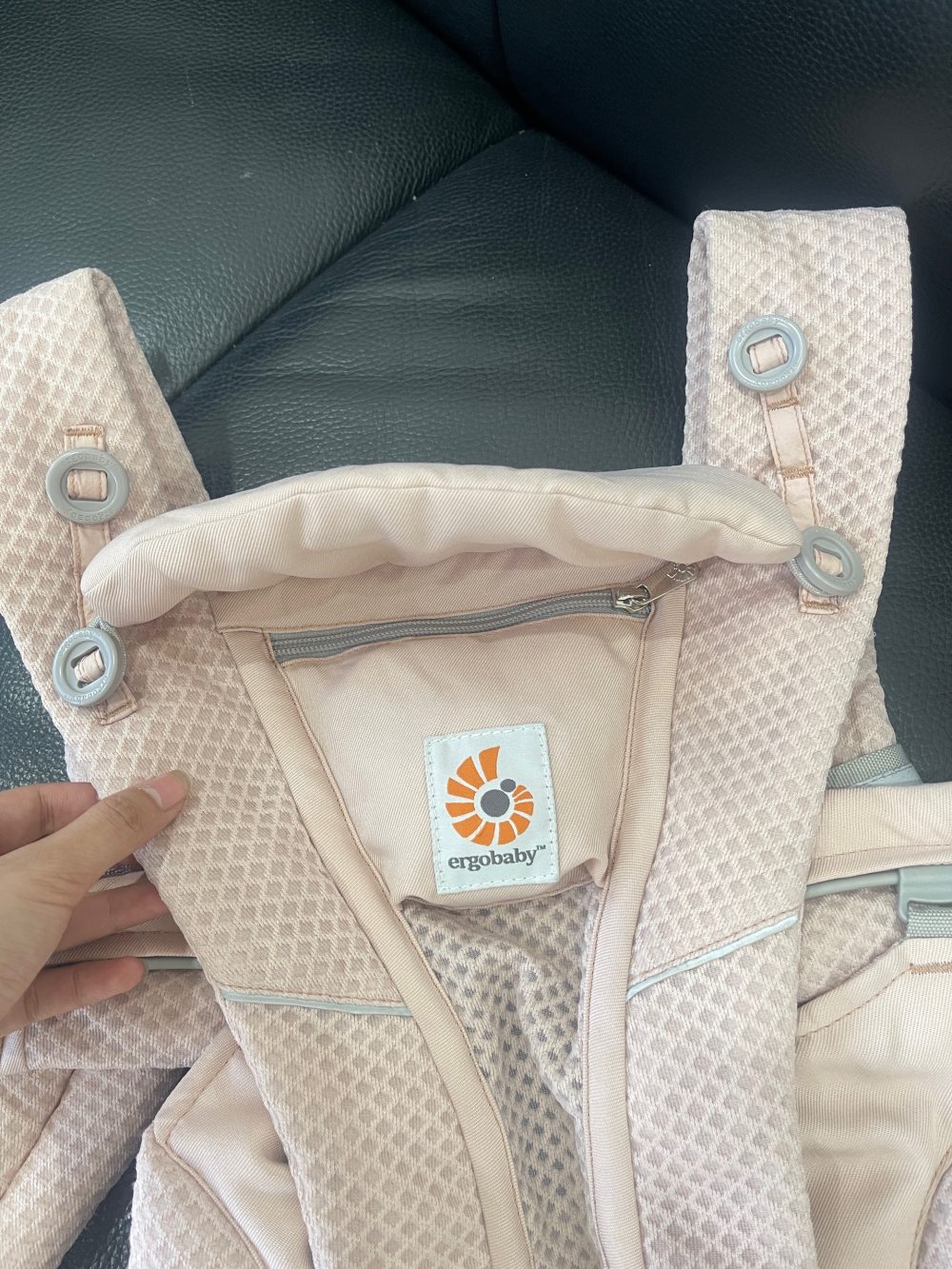 Địu Ergobaby Omni Breeze màu hồng (0->48m, tối đa 20kg, no box) - Ảnh 8
