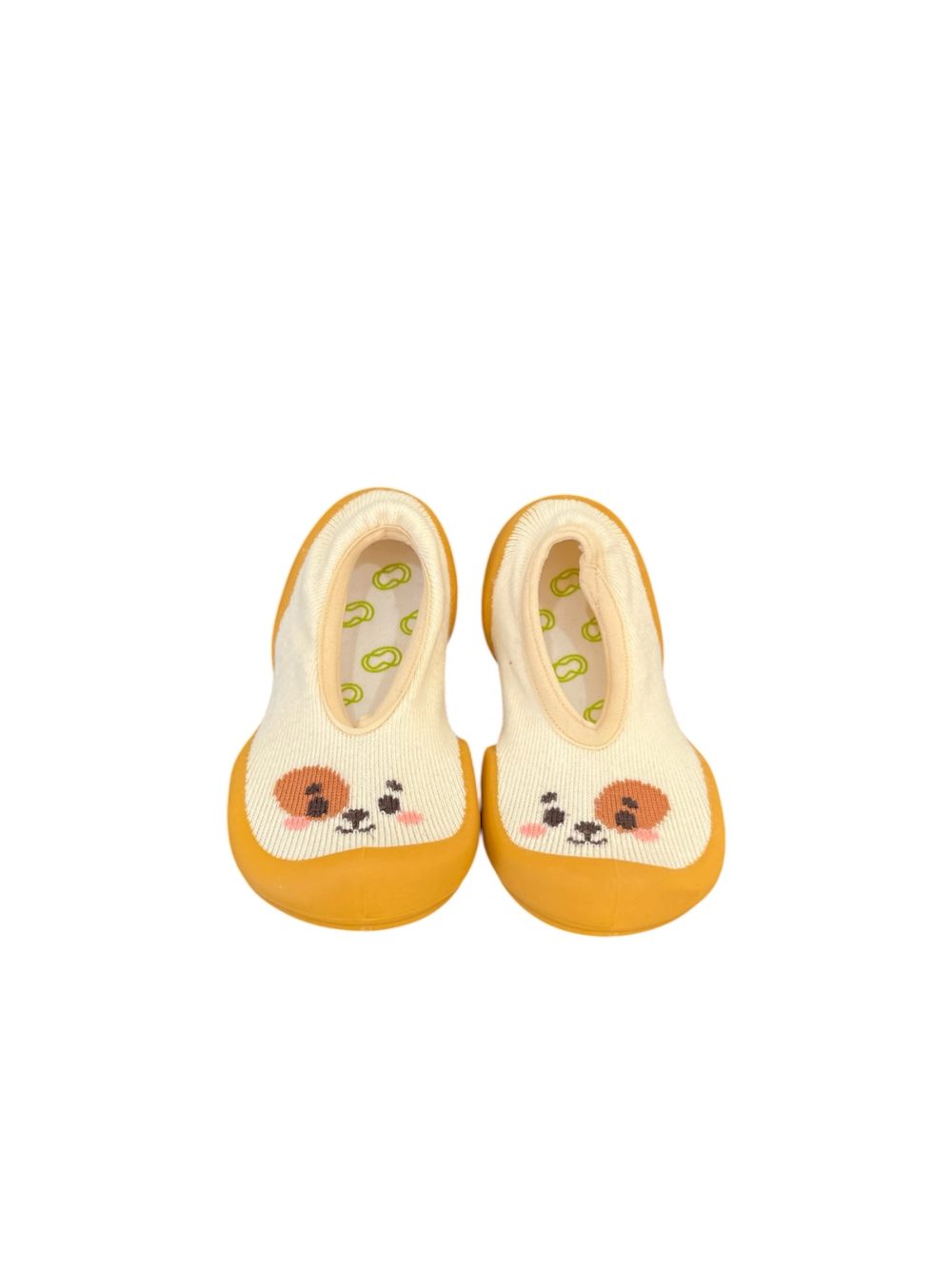 Giày công thái học trẻ em Ggomoosin hoạ tiết gấu vàng ( size: 125, lòng chân 11->12cm) - Ảnh 1