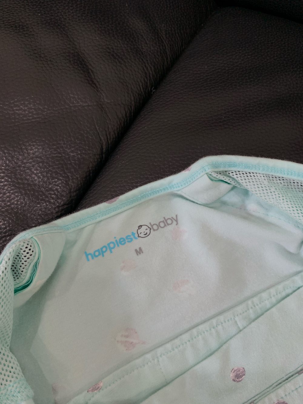 Túi ngủ Happiest baby Snoo 100% hữu cơ hoạ tiết hành tinh xanh ngọc (2-4m) - Ảnh 5