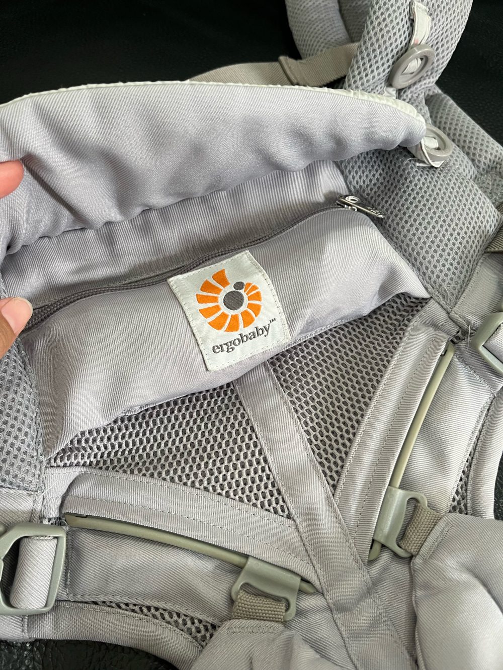 Địu cho bé Ergobaby Omni 360 Cool Air Mesh, Pearl Grey ( 0m—> 20kg) - Ảnh 4