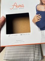 Địu vải Ergobaby Aura Wrap, Grey Tripes ( Size: 0m->11kg3, full box) - Ảnh 2