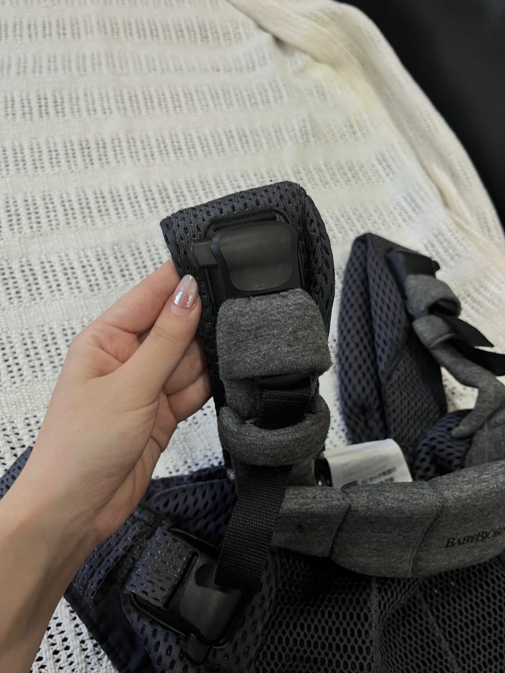 Địu Trẻ Em Baby Bjorn Harmony màu Anthracite (0-3y/~15kg) - Ảnh 2