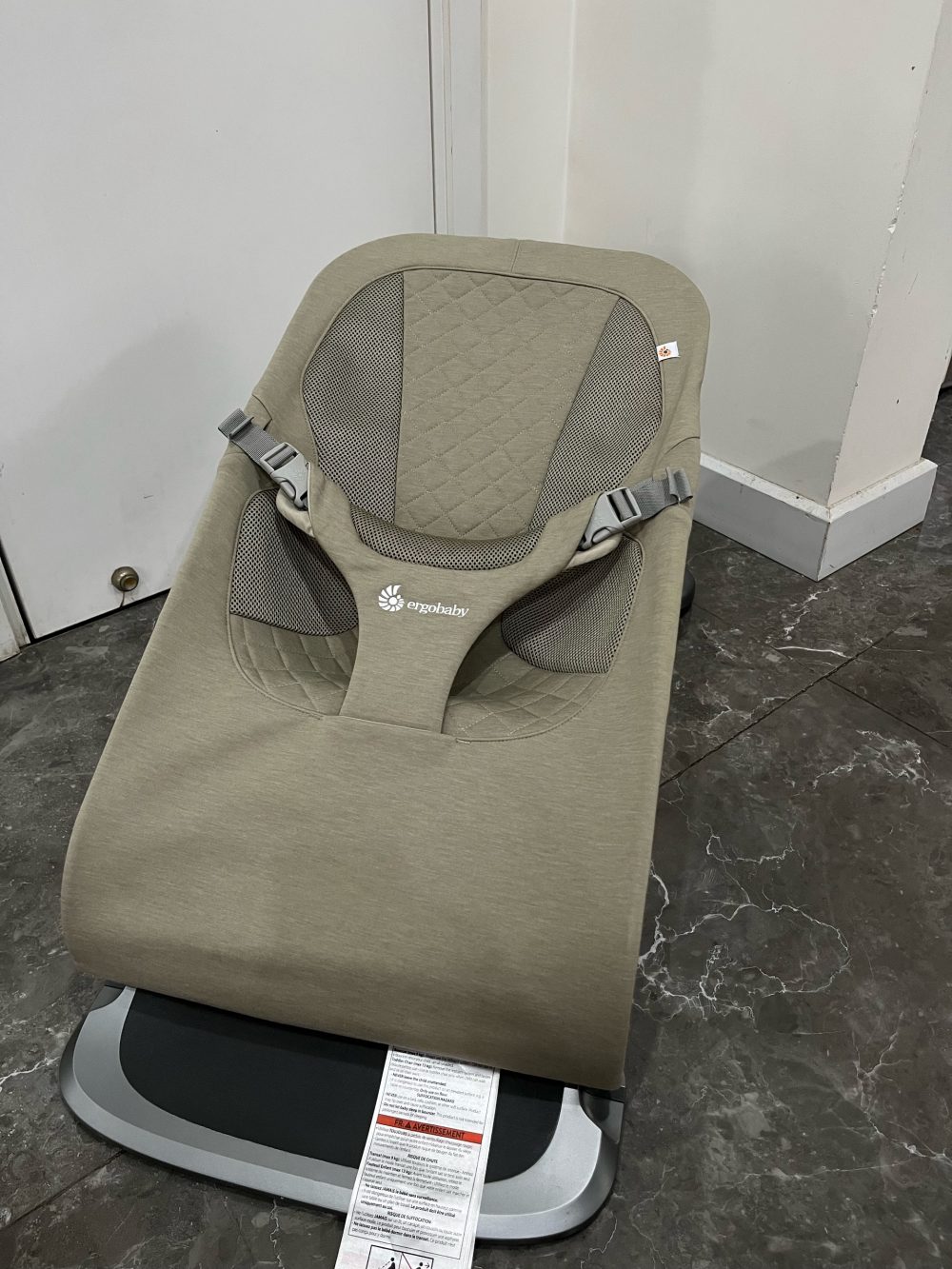 Ghế rung Ergobaby Evolve Bouncer 3in1, màu Soft Olive (0m+, full box) - Ảnh 11