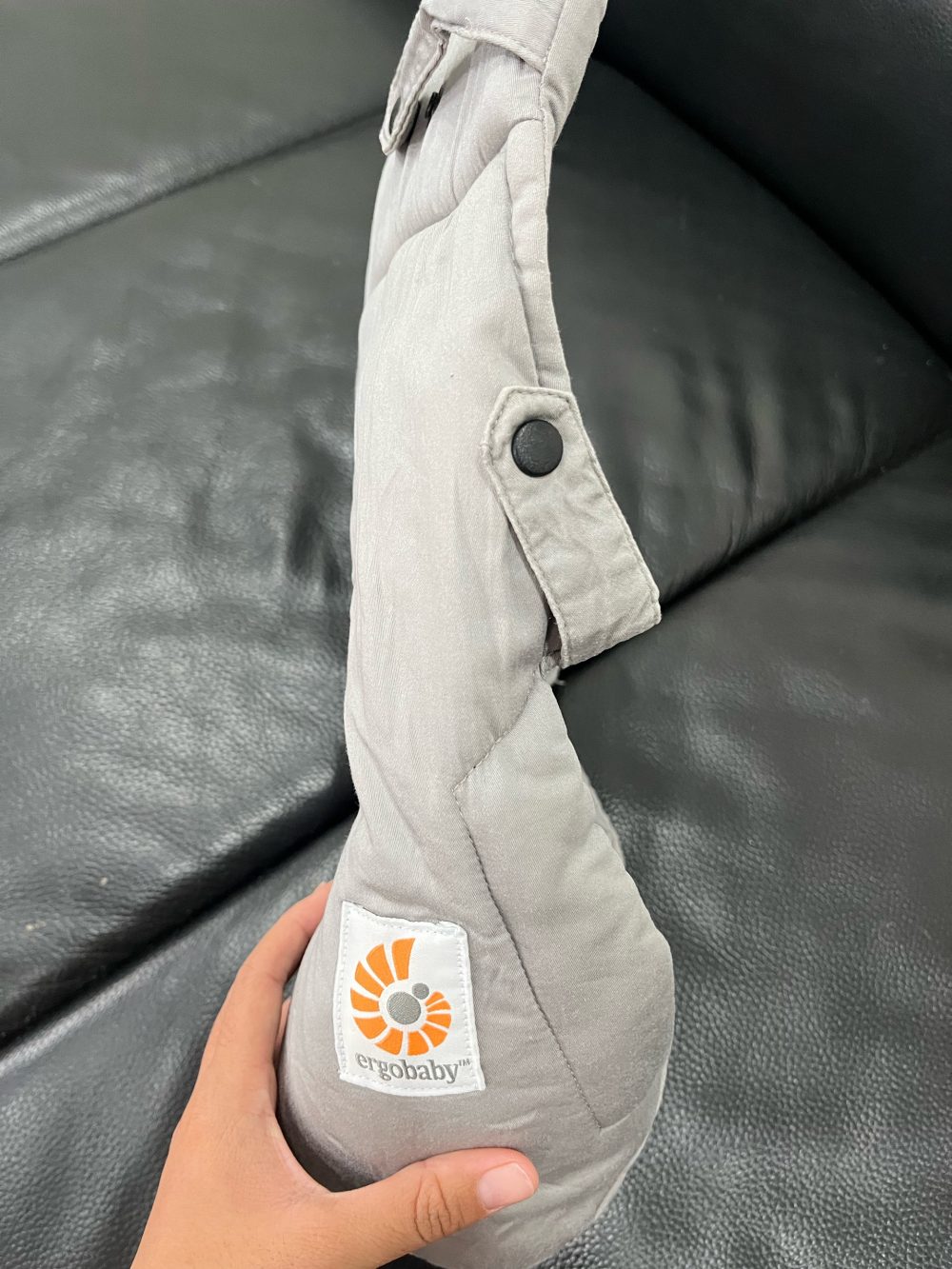 Kén ủ sơ sinh Ergobaby Infant Insert Easy Snug, Grey( size: 0m->4m, no box) - Ảnh 11