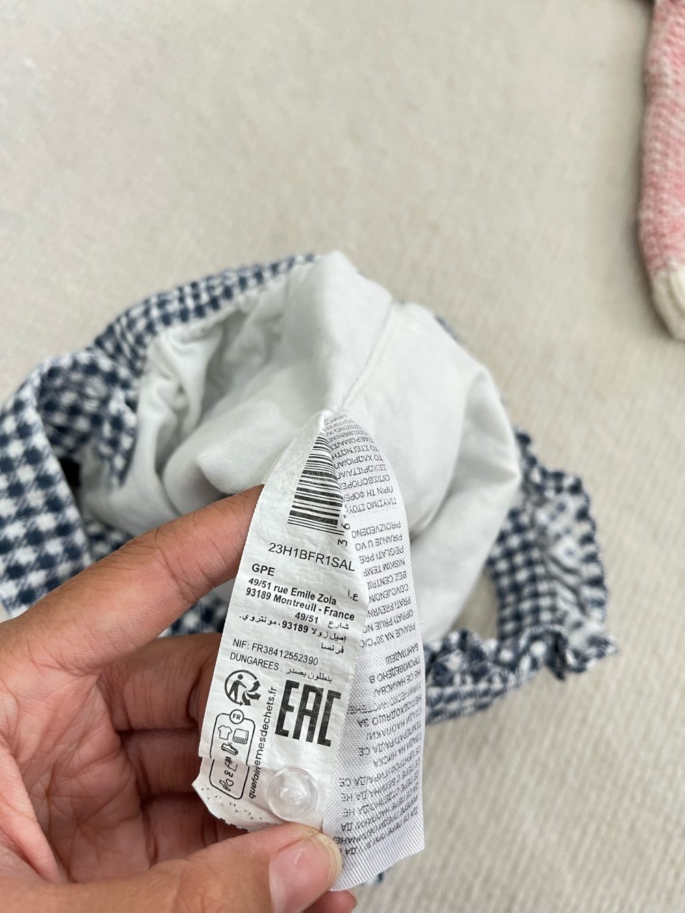 Set 2 bộ áo len và yếm mix brand Sergent Major, La Petite Collection (size: 3/6m) - Ảnh 4