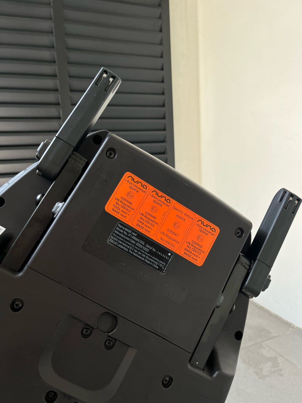 Ghế ngồi ô tô trẻ em Nuna TOLD next kèm base isofix Nuna base next - Ảnh 7
