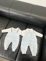 Set 2 bộ bodysuit màu xanh kẻ sọc trắng KidsPlaza ( size: 0->3m, 3->6m) - Ảnh 3