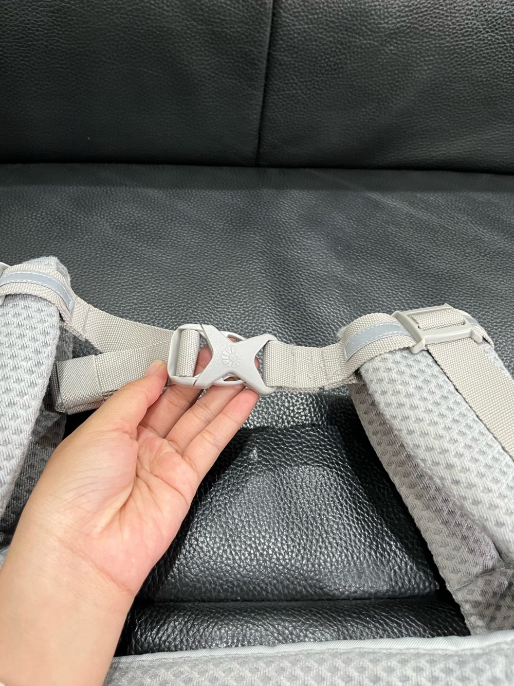 Địu Ergobaby Omni Breeze, Pearl Grey (size: 0m~3.2kg→20kg, no box) - Ảnh 14