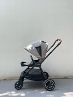 Bộ xe đẩy Nuna Triv Next màu hazelwood ( Size: 0m->4m, tối đa 22kg6)và Nôi Nuna Pipa Next màu carviar kèm Adapter - Ảnh 12