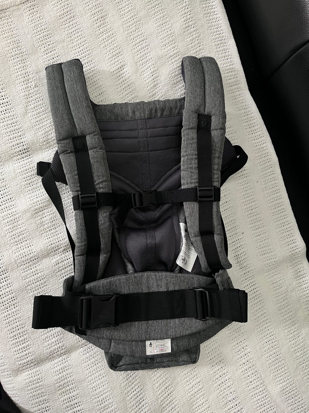 Địu Ergobaby Omni 360 Cool air mesh màu xám (0→4y, tối đa 20kg) tặng kèm yếm địu Mumuv - Ảnh 14