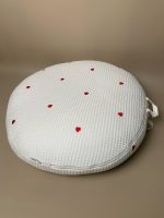 Gối chống trào ngược Rototo bebe vải Airmesh Waffle hoạ tiết trái tim - Ảnh 4